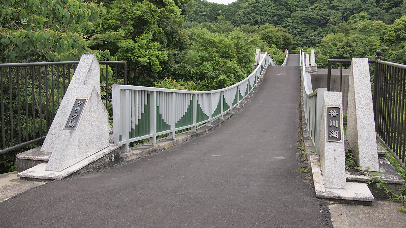 笹川湖に架かってる特徴のある橋 ヅウタ橋 を見に 宮下ピクニック園地 に行ってきた 木更津のことなら きさらづレポート きさレポ