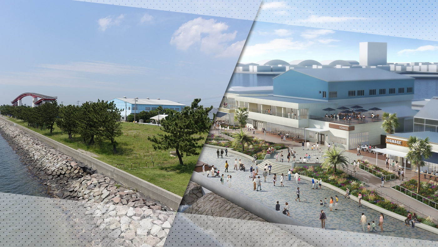パークベイプロジェクト 鳥居崎海浜公園 のリニューアル工事が始まります 22年3月完成予定 木更津のことなら きさらづレポート きさレポ